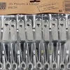 Set de 20 pinces à linge en inox