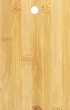 Set de 6 planches à découper en bambou avec socle en métal