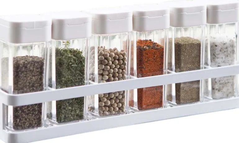 Set de 6 pots à épices avec support Tower