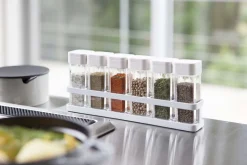 Set de 6 pots à épices avec support Tower