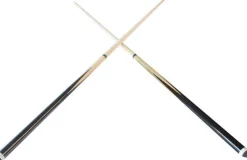Set de 2 queues de billard en ramin 145 cm