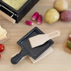 Set de 4 spatules à raclettes en bois