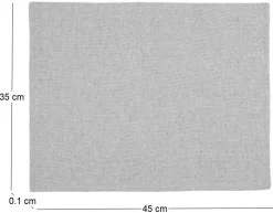 Set de table en coton Black forest 35 x 45 cm (Lot de 6) (Vert olive)