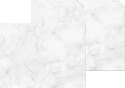 Set de table en vinyle Marbre blanc (Lot de 6)