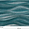 Set de table en vinyle 40 x 30 cm (Lot de 6) (Vagues)
