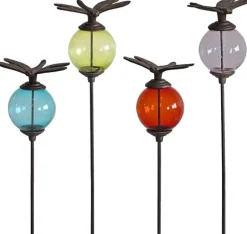 Set de 4 tuteurs boules colorées Animaux (Libellules)