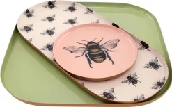 Set de 3 vide-poches en métal (Abeille)