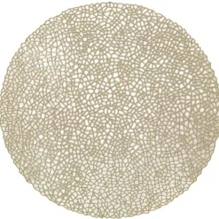 Sets de table en vinyle Fête (lot de 6) (Doré 2)