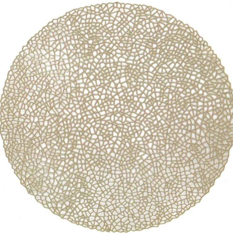 Sets de table en vinyle Fête (lot de 6) (Doré 2)