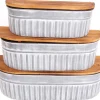 Set étagères de rangement en zinc (Lot de 3)