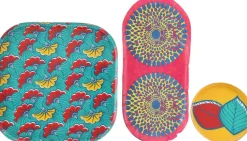 Set 3 vide-poches colorés Batik