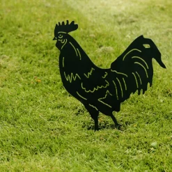 Silhouette animal en métal Garden (Coq)