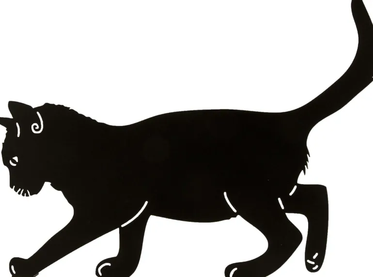 Silhouette animal en métal Garden (Chat)