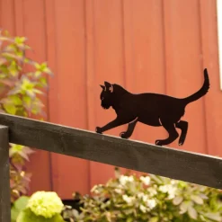 Silhouette animal en métal Garden (Chat)