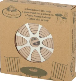 Spirales citronelle dans brûleur en métal (Lot de 6)