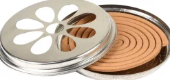 Spirales citronelle dans brûleur en métal (Lot de 6)