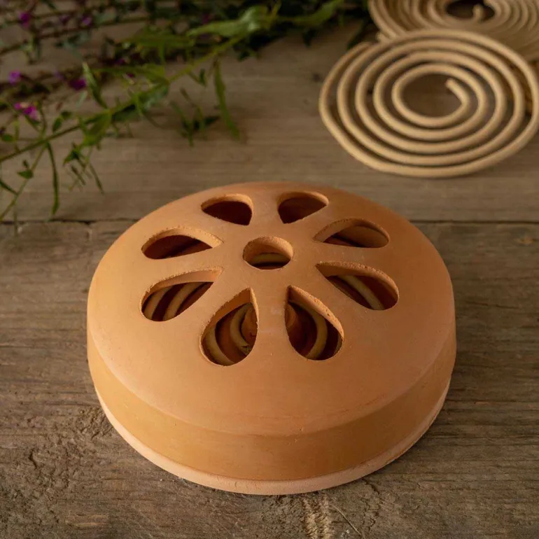 Spirales citronnelle en terre cuite (Unitaire)
