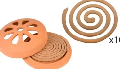 Spirales citronnelle en terre cuite (Unitaire)