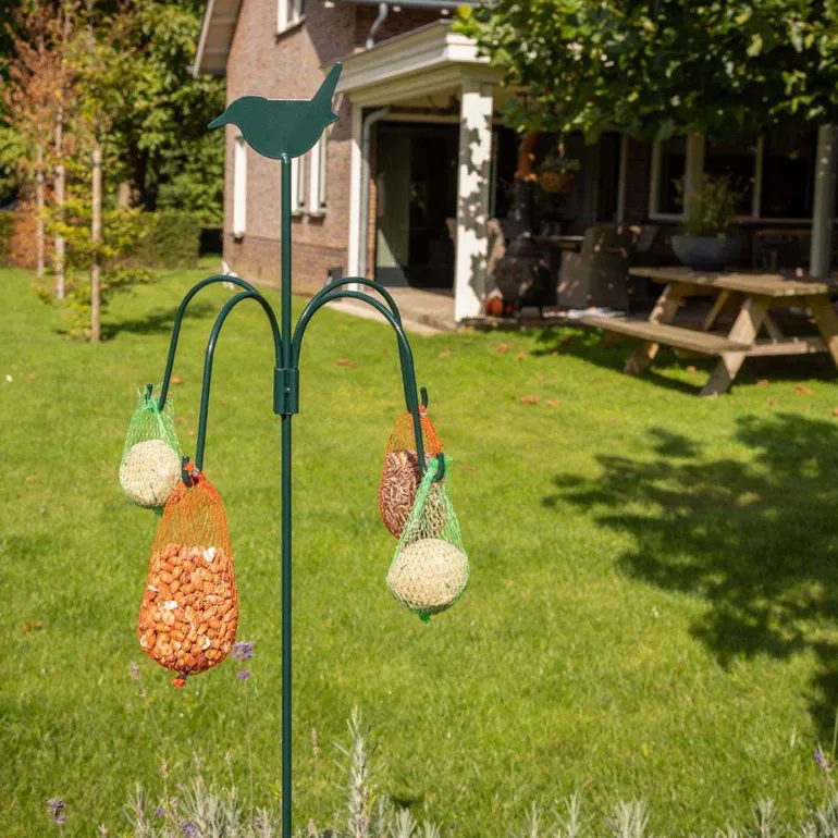 Station d'alimentation pour oiseaux à planter