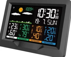 Station météo couleur avec 3 capteurs extérieurs
