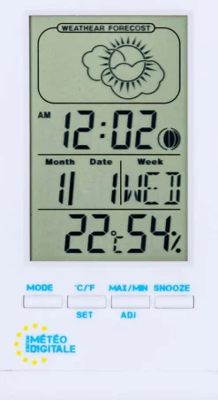 Station météo électronique intérieure Wave