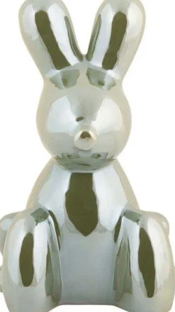 Statue en céramique Balloon Bunny (Vert)