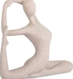 Statue en polyrésine Yoga Bow (Gris clair)