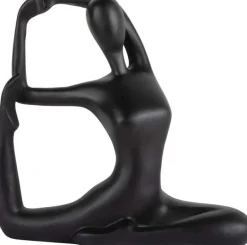 Statue en polyrésine Yoga Bow (Noir)