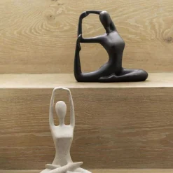 Statue en polyrésine Yoga Bow (Noir)