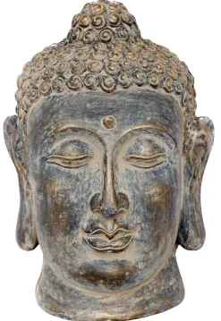 Statue pour jardin Tête de Bouddha 48 cm