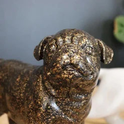 Statuette bouledogue en polyrésine Giorgia