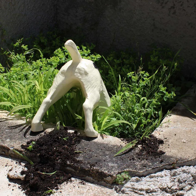 Statuette chien bob le creuseur