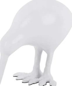 Statuette Kiwi en aluminium (Blanc)
