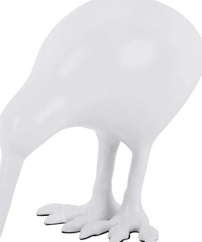 Statuette Kiwi en aluminium (Blanc)
