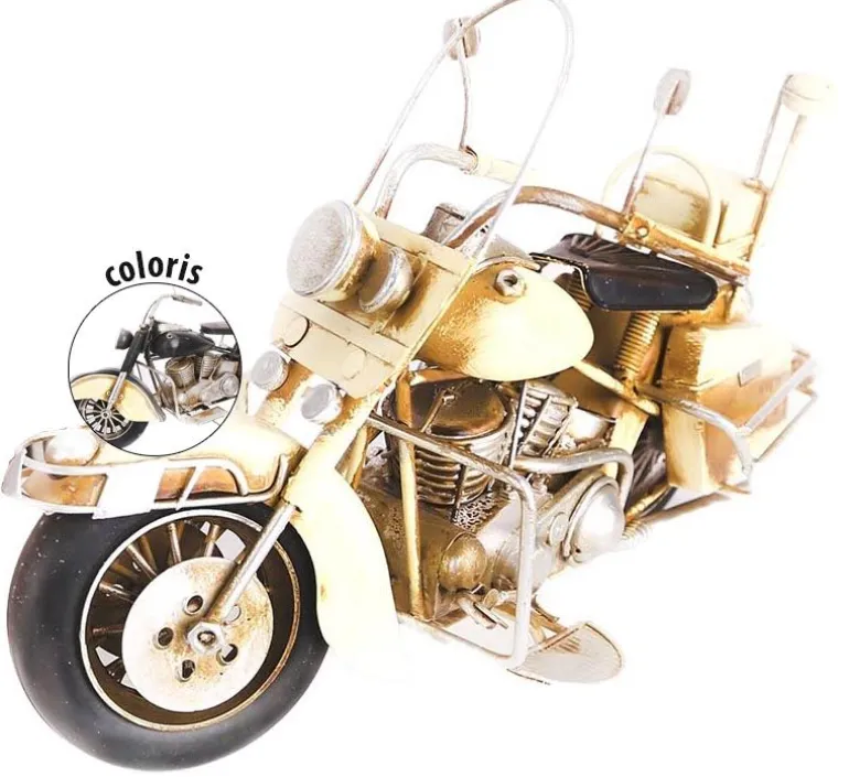 Statuette moto en métal 28 cm (Modèle 1)