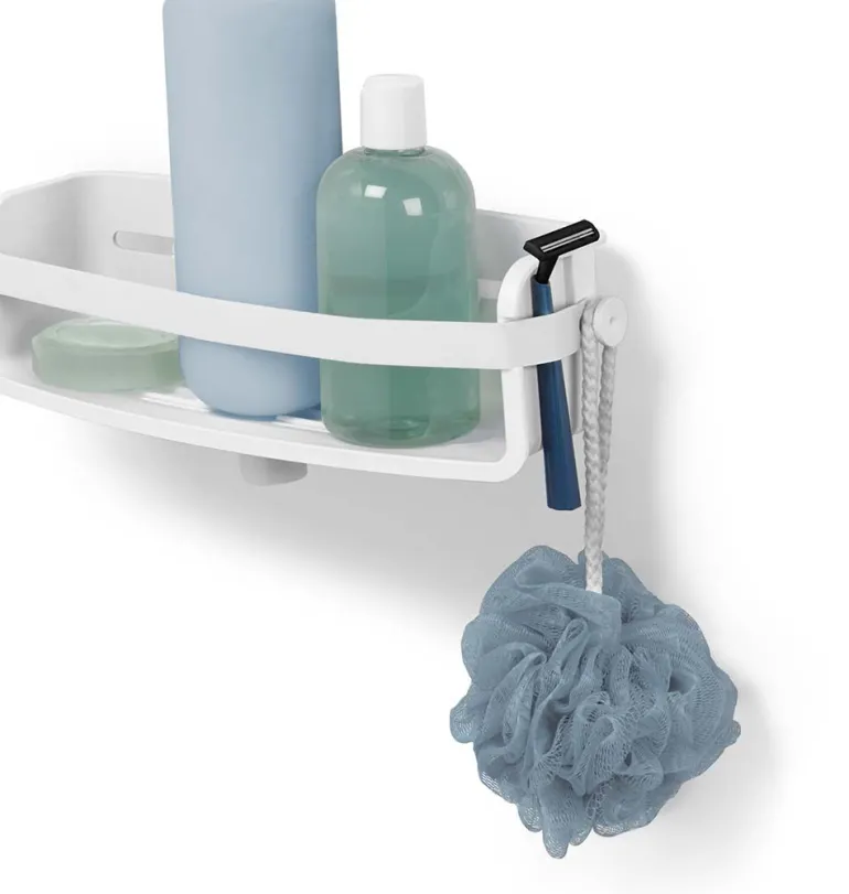 Support accessoires de douche 1 étagère Flex