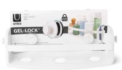 Support accessoires de douche 1 étagère Flex