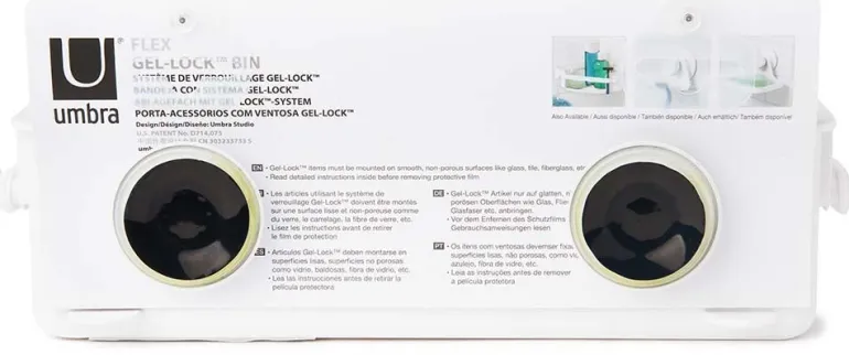 Support accessoires de douche 1 étagère Flex