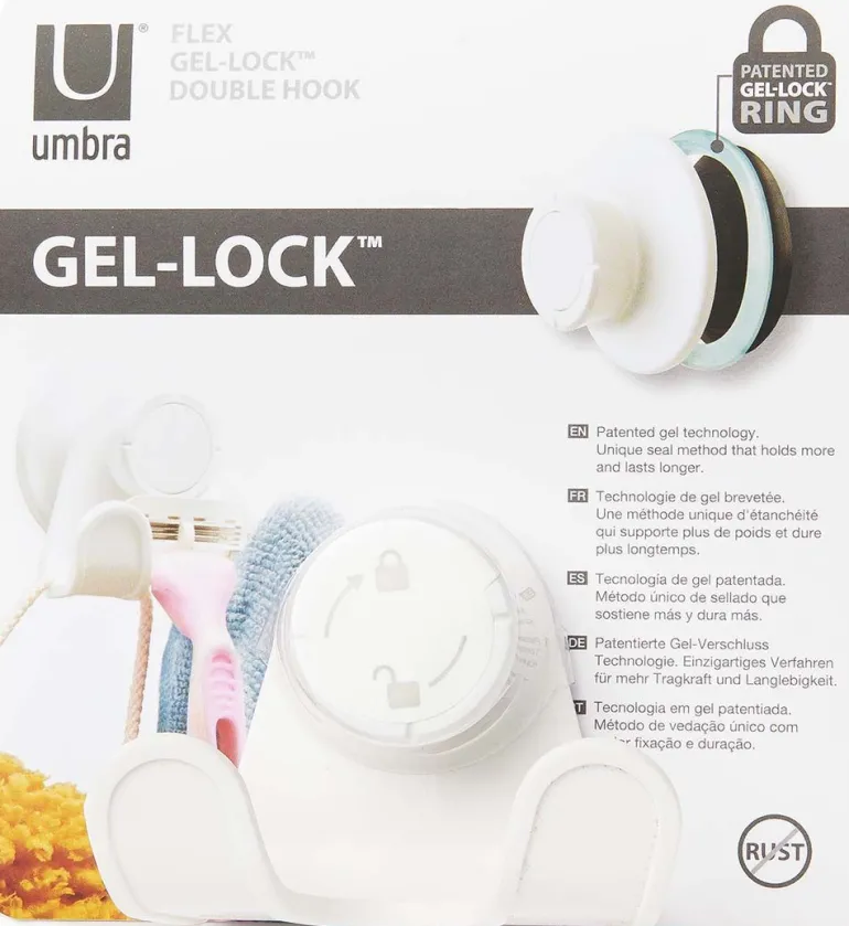 Support accessoires de douche 1 étagère Flex
