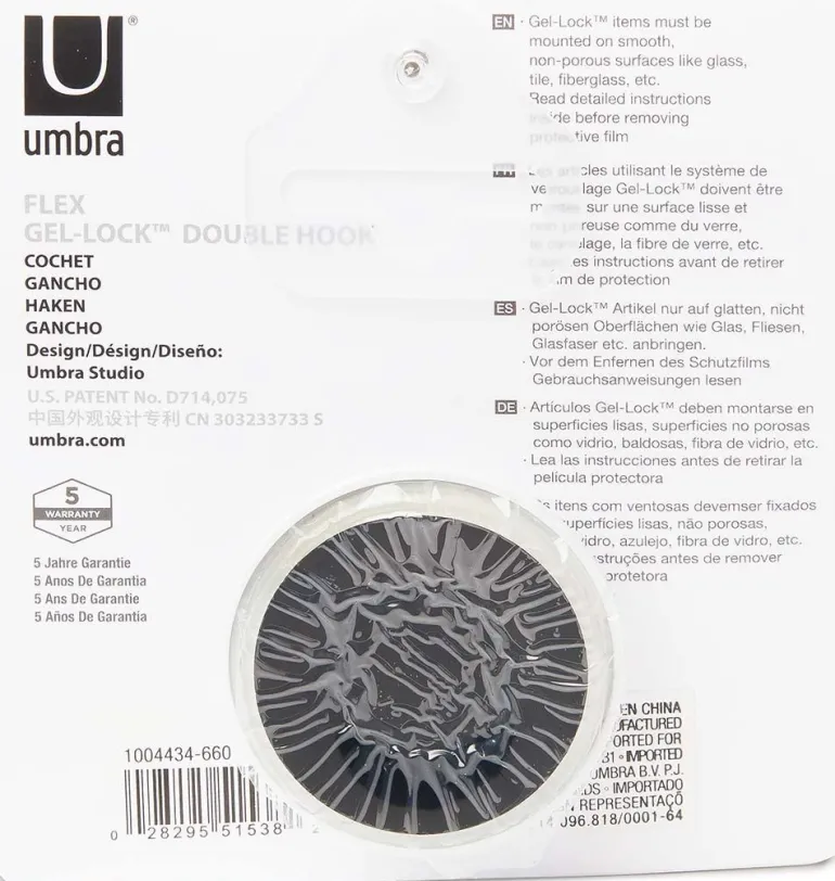 Support accessoires de douche 1 étagère Flex