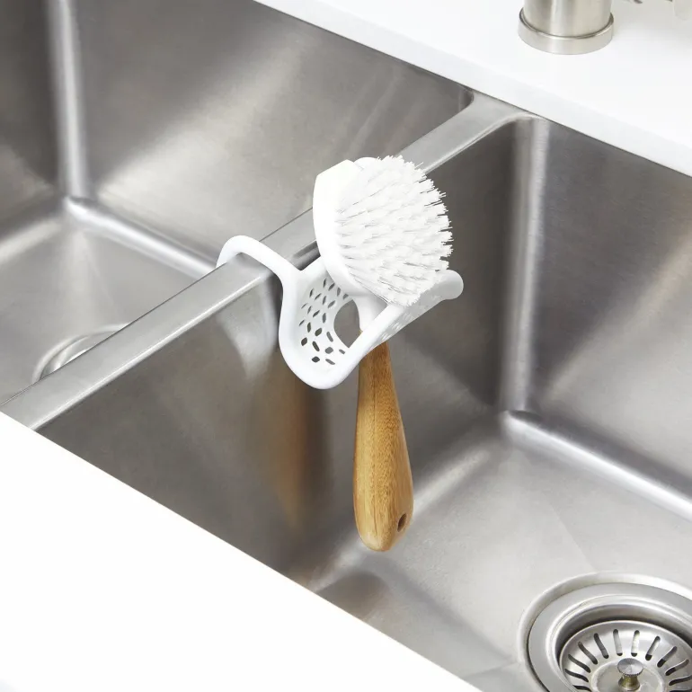 Support accessoires robinet (Blanc)