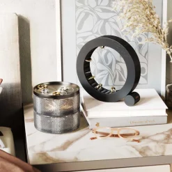 Support à bijoux en bois et velours Ferris