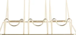 Support à bouteilles en métal Wired (Doré)