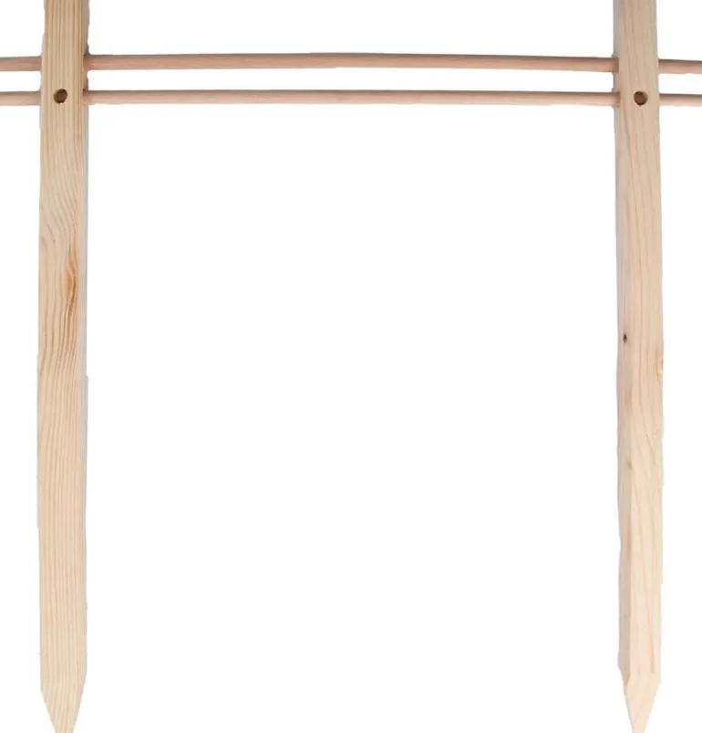 Support en bois de pin pour plantes Vegetable garden (50 x 50 cm)