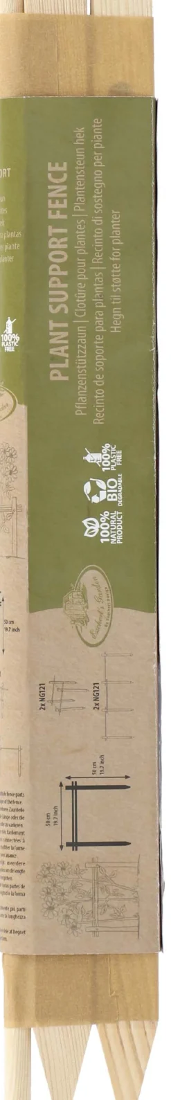 Support en bois de pin pour plantes Vegetable garden (50 x 50 cm)