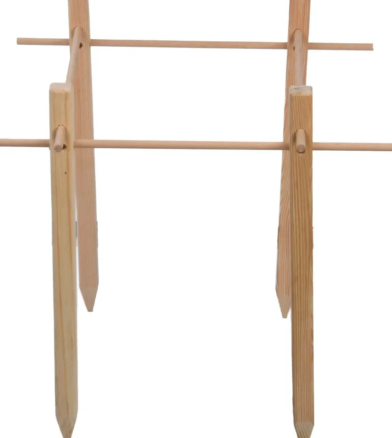 Support en bois de pin pour plantes Vegetable garden (50 x 50 cm)