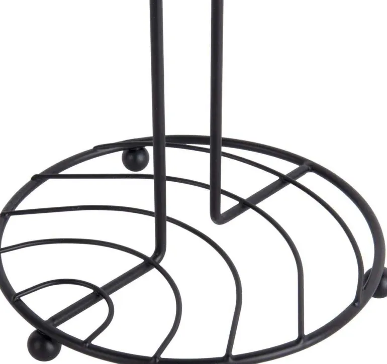 Support à essuie-tout en métal Wired (Noir)