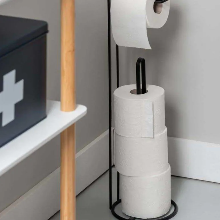 Support à papier toilette en métal Wired