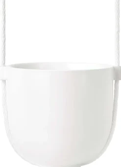 Support à plantes en céramique Bolo (Blanc)