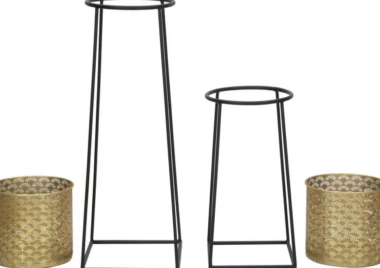 Support à plantes en métal Coppia (Lot de 2)